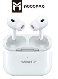 Moomax MX-EP51 TWS wireless Earbuds with ANC noise reduction feature, a charging case supports wireless charging and speakers to search for when lost, a clear microphone, and a pop-up window feature
