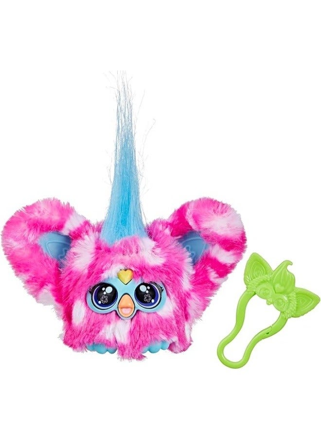 Furby Furblets Dah-Tee Mini Friend, 45+ Sounds, Country Music, Speaks Only Furbish, Electronic Plush Toys for Girls & Boys, Interactive Pets, Pink Polka Dot, 6+ - Image 1