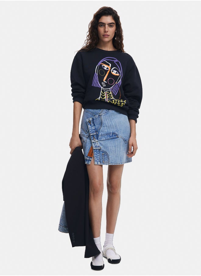 DESIGUAL - Collage miniskirt - Image 1