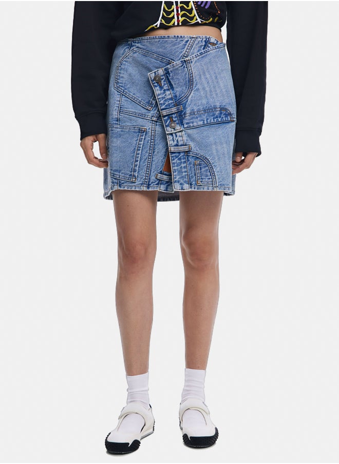 DESIGUAL - Collage miniskirt - Image 1