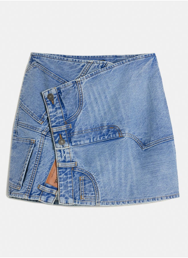 DESIGUAL - Collage miniskirt - Image 1