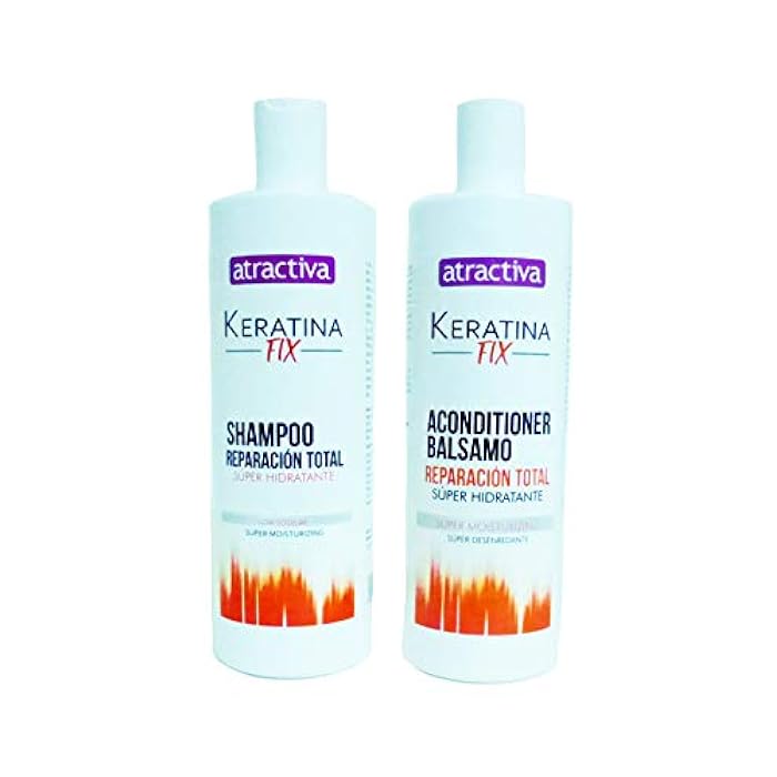 Shampoo y Acondicionador Balsamo Reparacion Total Super Hidratante Set 16 fl. oz. Each - Image 1