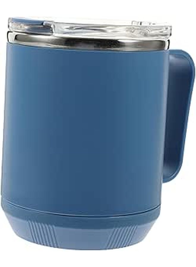 Stainless Steel Insulated Travel Mug With Leak Proof Lid And Spoon For Camping Outdoor - Image 1