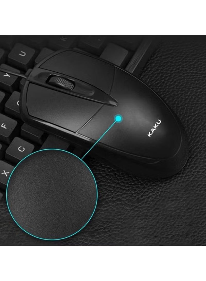 Kaku KSC-355 Wired USB Optical Mouse with 1500DPI Sensor for Smooth & Precise Tracking | Ergonomic Lightweight Design with Comfort Grip | Plug & Play for Windows, Mac & Linux | Durable Computer Mouse for Office, Home, Laptop & Desktop Use - Image 3