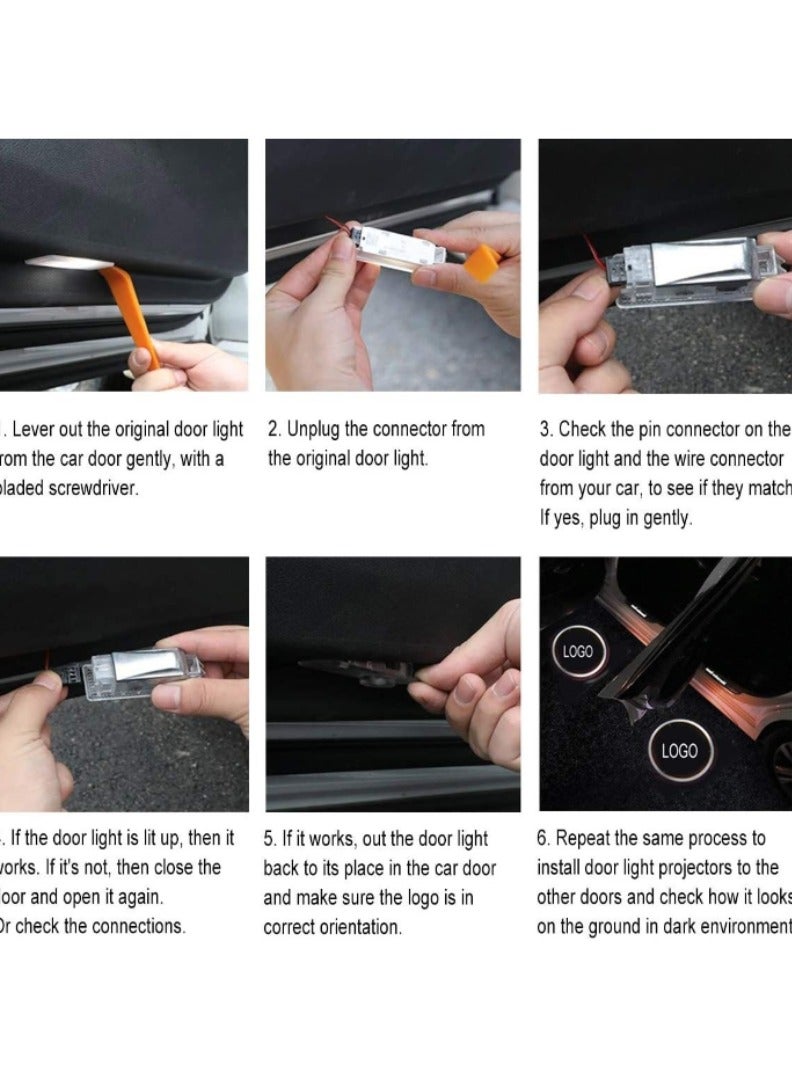 3D Shadow light Projector for Nissan Patrol doors in the shape of a car 2021 2022 2023  - Image 3