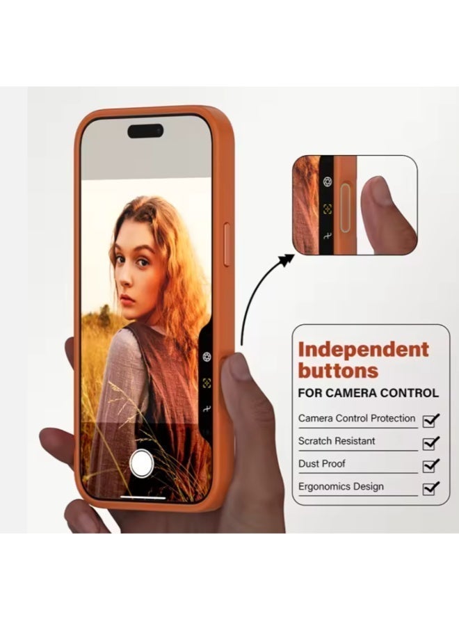 جراب مغناطيسي بتصميم جلد فاخر لهاتف iPhone 17 Pro Max – باللون الأسود الأنيق – غطاء حماية ضد الصدمات مزود بحلقة مغناطيسية وحماية عدسة الكاميرا (أسود) - Image 3