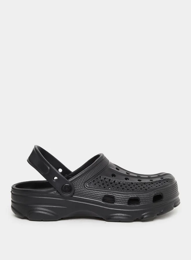 Take Two Take Two Solid Slip-On Heel Strap Clogs