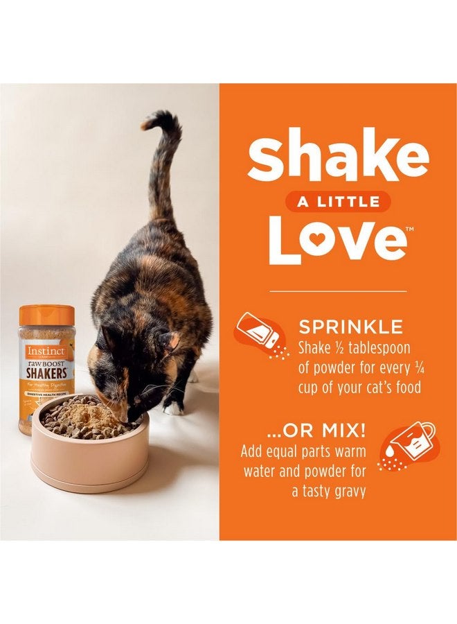 غريزة طعام القطط Instinct Raw Boost Shakers Freeze-Dried Powder Topper - Digest Health، زجاجة 5.5 أونصة - Image 3