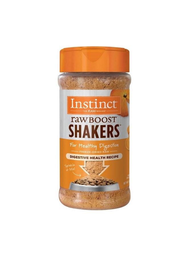 غريزة طعام القطط Instinct Raw Boost Shakers Freeze-Dried Powder Topper - Digest Health، زجاجة 5.5 أونصة - Image 1