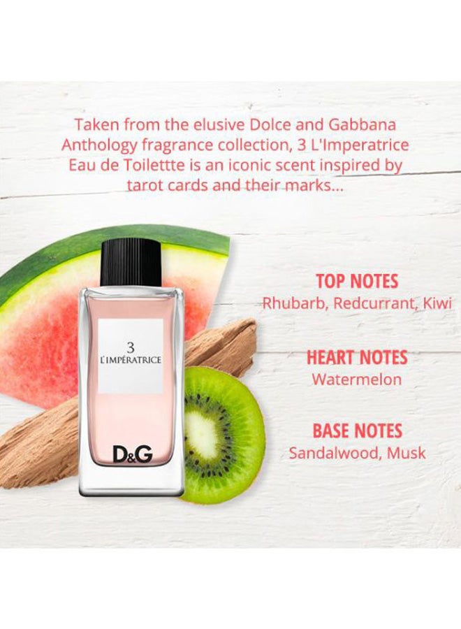 Dolce & Gabbana 3 L'Imperatrice EDT 100ml - Image 4