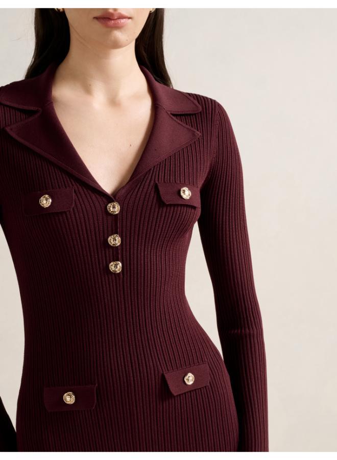 forever new Alessandra Rib Knit Midi Dress - Image 4