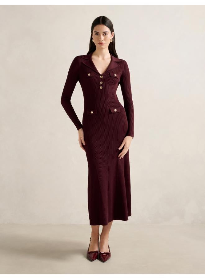 forever new Alessandra Rib Knit Midi Dress - Image 1