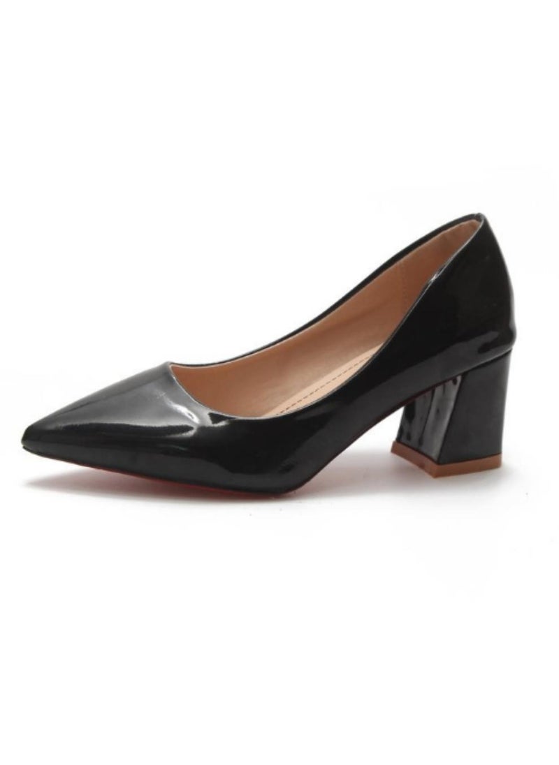 Rup Art Elegant Design Daily Office Dress Women Pu Pointed Toe Candy Colour Shoes Ladies High Heels Pumps  - Image 1