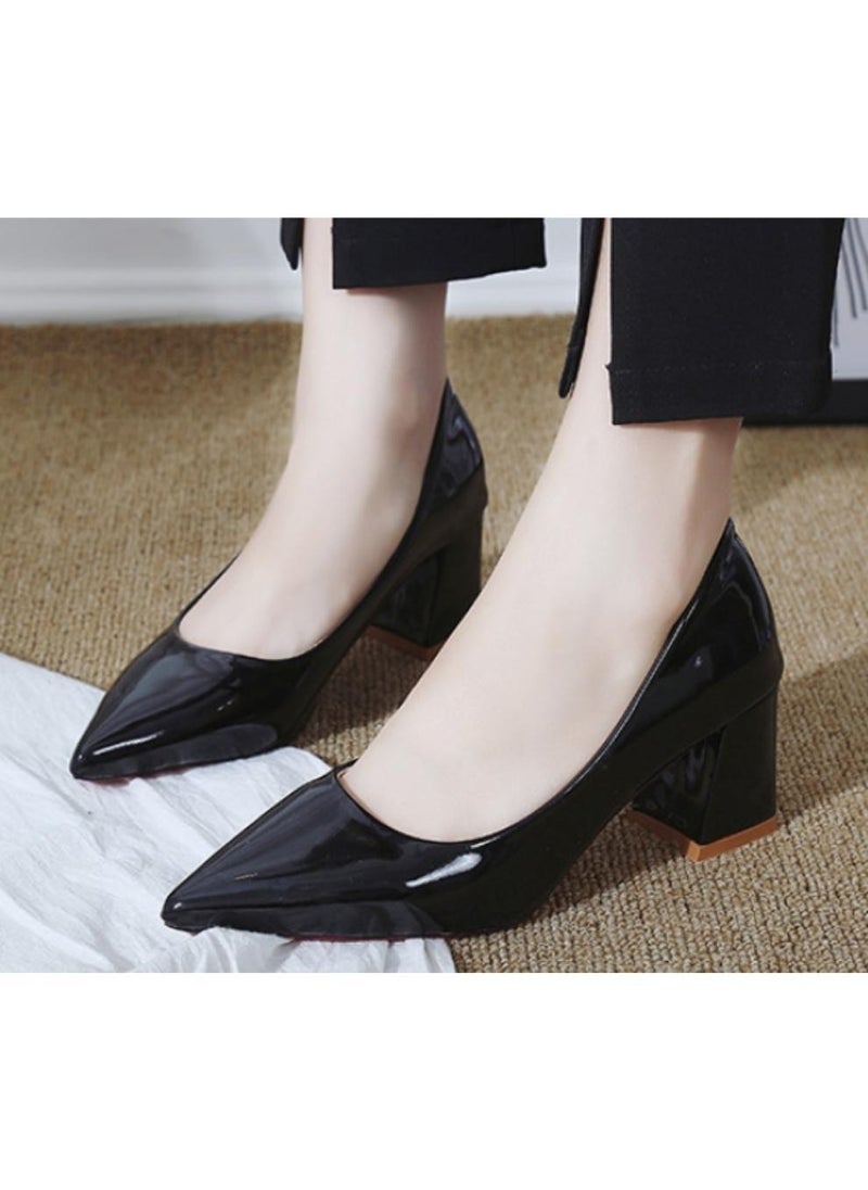 Rup Art Elegant Design Daily Office Dress Women Pu Pointed Toe Candy Colour Shoes Ladies High Heels Pumps  - Image 3