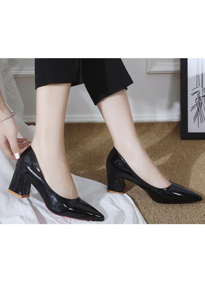 Rup Art Elegant Design Daily Office Dress Women Pu Pointed Toe Candy Colour Shoes Ladies High Heels Pumps  - Image 4
