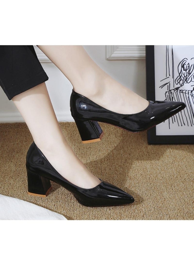 Rup Art Elegant Design Daily Office Dress Women Pu Pointed Toe Candy Colour Shoes Ladies High Heels Pumps  - Image 2