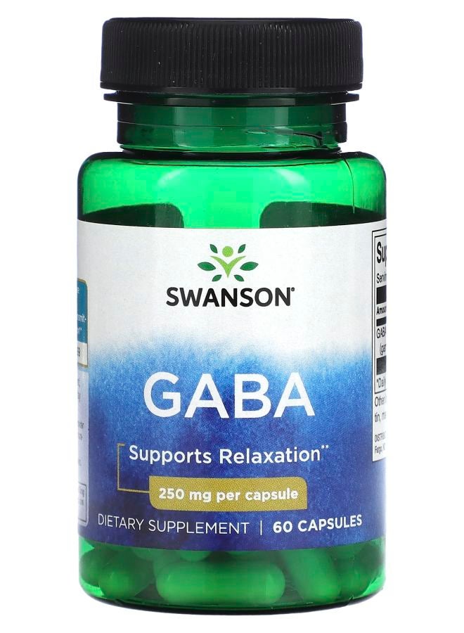 SWANSON Gaba 250 mg 60 Capsules