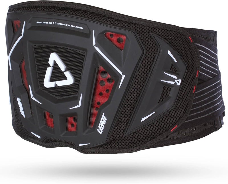 LEATT 3DF 3.5 Kidney Belt (Black, Small/Medium) - Image 1