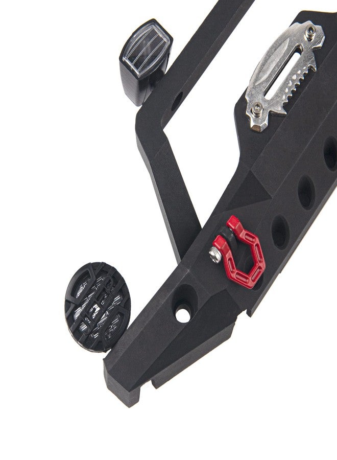 Vgoohobby Aluminum Front & Rear Bumper with LED Headlights Tow Hook Spare Tire Carrier Compatible with Traxxas TRX4 TRX-4 Axial SCX10 SCX10-II 90046 90047 SCX10-iii AX10300 1/10 RC Crawler Car - Image 5
