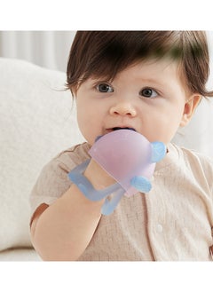 Babycare Babycare - Baby Teether Star, Purple, BPA-Free, Non-Toxic, Soft Silicone, Safe for Babies, Gentle on Gums, Easy to Grip, Colorful Design, Ideal for Teething Relief, Portable and Durable  - Image 4