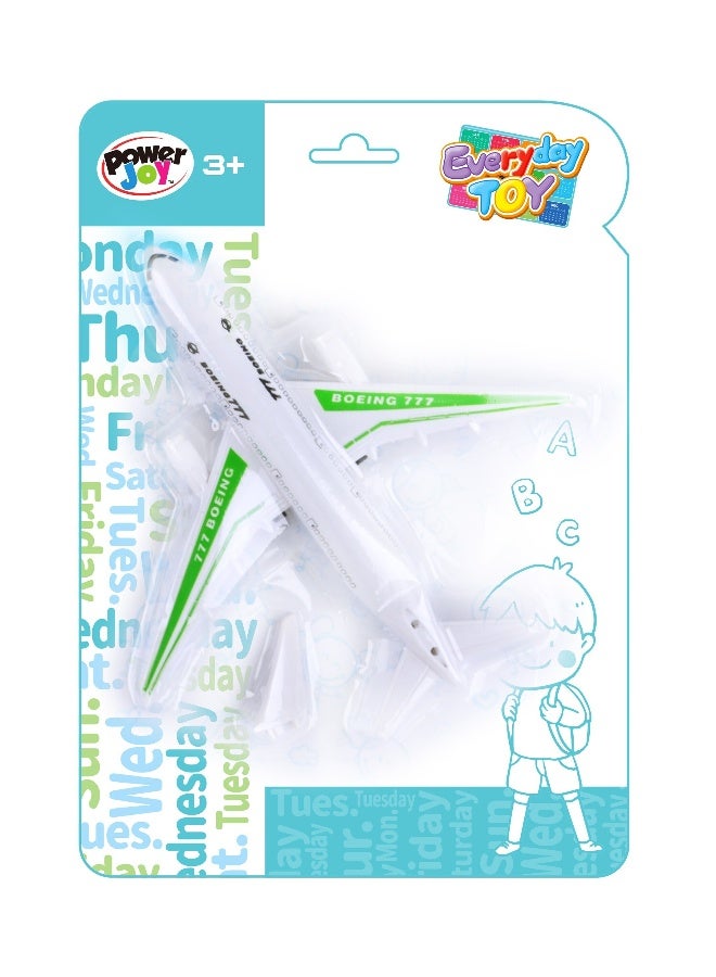 Power Joy Everyday Toy Airplane Pullback, Assorted 1 Piece (Style & Color May Vary) Each Sold Separately - Image 1