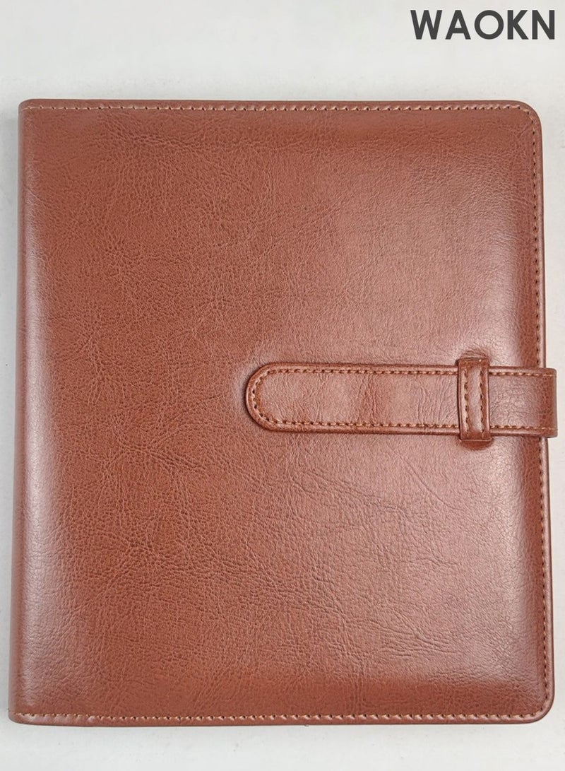 دبليو أيه أو كي أن ألبوم صور محمول صغير للعائلة مكون من 256 جيبًا، ألبومات ذكريات عائلية صغيرة، كتاب صور لكاميرا فوجي فيلم إنستاكس ميني لي بلاي 11 90 70 50S 26 25 9 8+ 8 7S طابعة كاميرا فورية للعائلة والزفاف والسفر والأولاد والبنات وهدايا أعياد الميلاد (بني) - Image 1