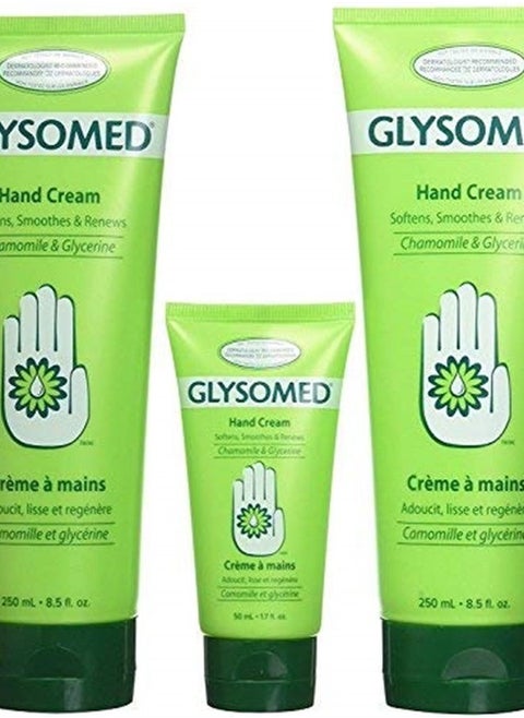 Hand Cream Combo Pack, 8.5 Fl Oz (2 Count) + 1.7 Fl Oz (1 Count)