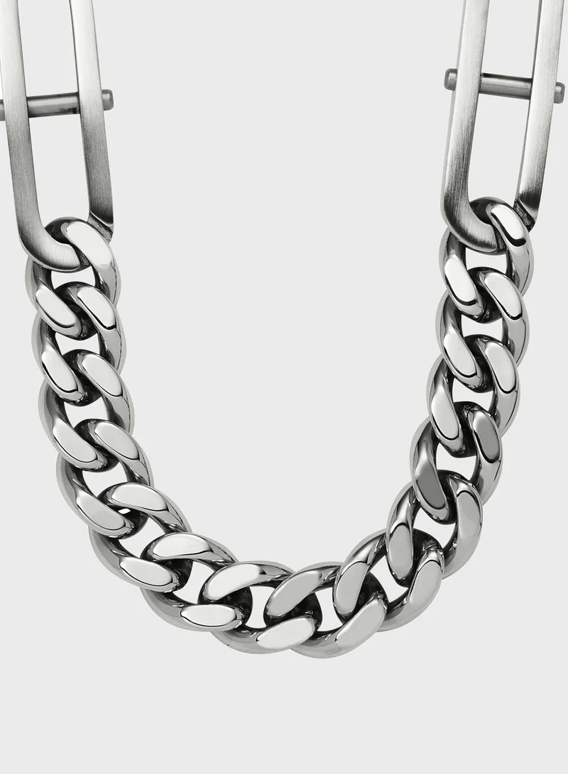 FOSSIL Jf04356040 Base Metal Necklace