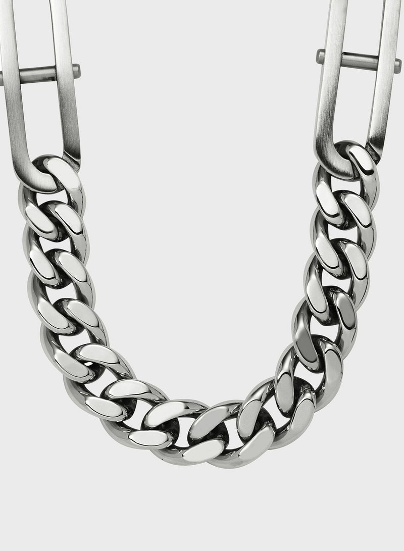 FOSSIL Jf04356040 Base Metal Necklace - Image 2