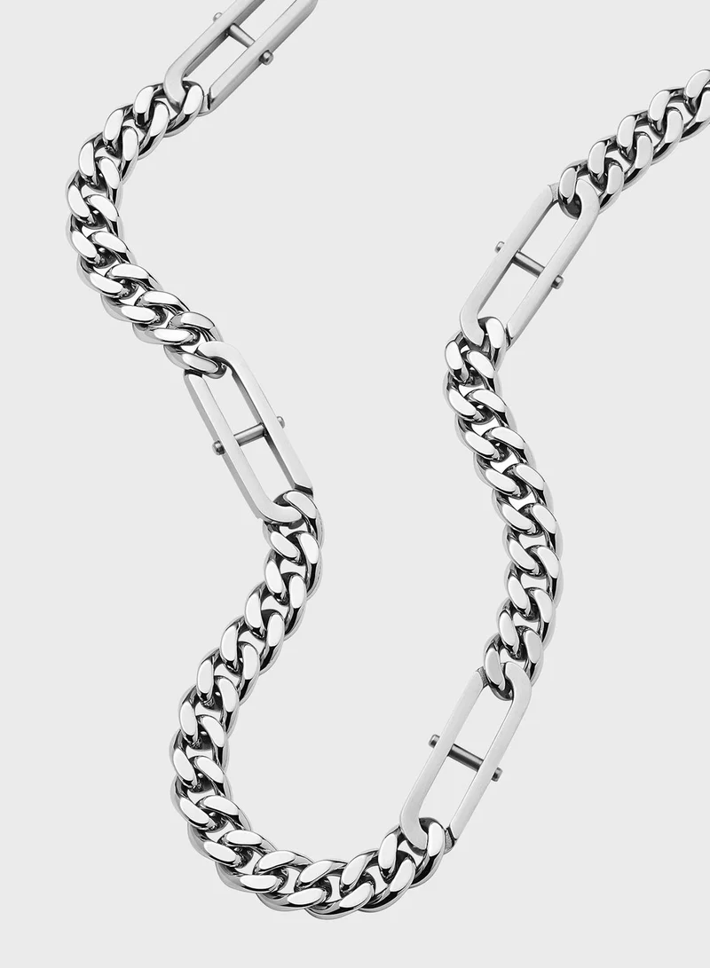 FOSSIL Jf04356040 Base Metal Necklace