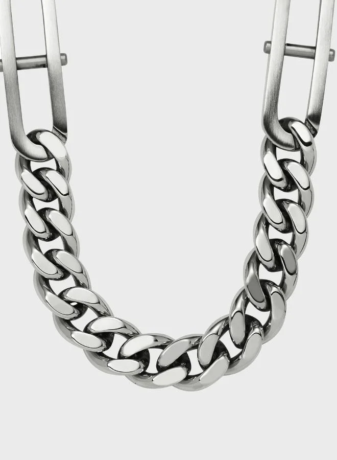 Fossil Jf04356040 Base Metal Necklace