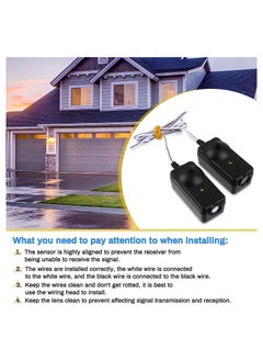 SYOSI 41A5034 Safety Sensor Kit, Replacement for Craftsman/Chamberlain/Liftmaster Garage Door Sensor, Compatible with Liftmaster/Chamberlain/Craftsman Garage Door openers Made After 1997  - Image 3