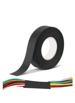SYOSI 2 Pcs Wire Harness Tape, Wire Loom Tape High Temp Wiring Loom Harness Electrical Tape Self-Adhesive Felt Cloth Electric Tape Black for Automotive Engine Electrical Wrap Cable Fixed 20 Meters  - Image 1
