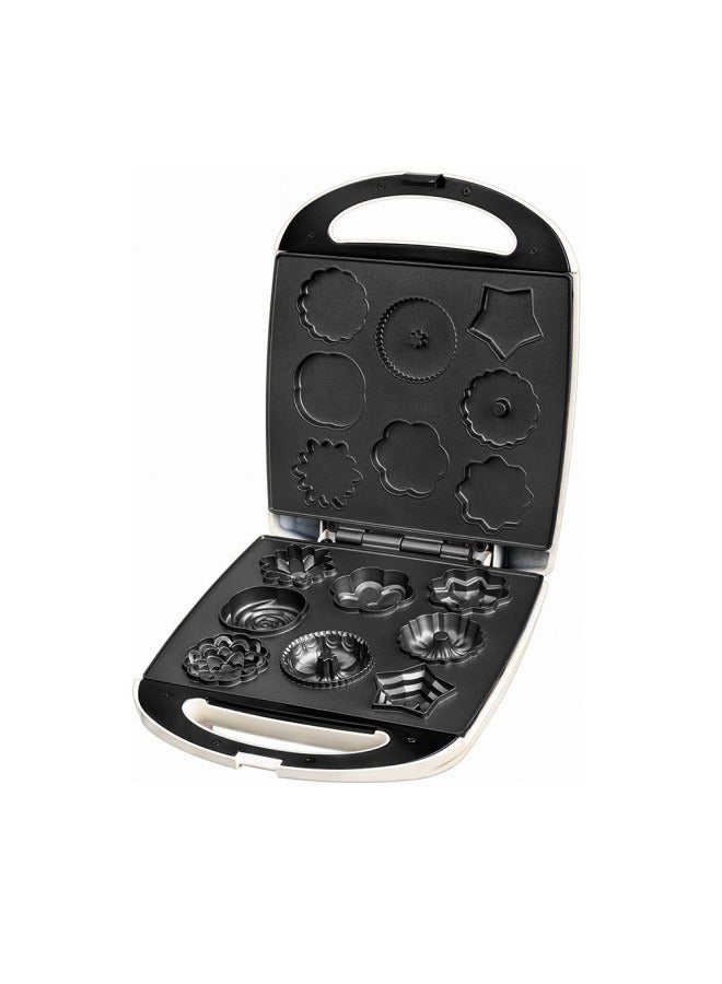 عام غير النظامية آلة البسكويت 8 حفرة ، آلة كعكة ، آلة دونات ، آلة الإفطار شطيرة - Image 2