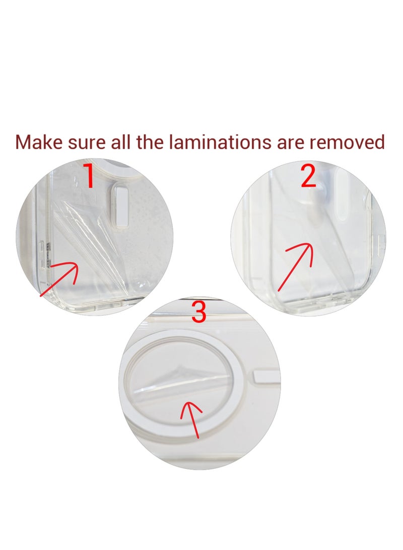 تي دبليو إي جي جي أو أن حافظة شفافة لهاتف آيفون 14 مع ماج سيف 6.1 بوصة - Image 3