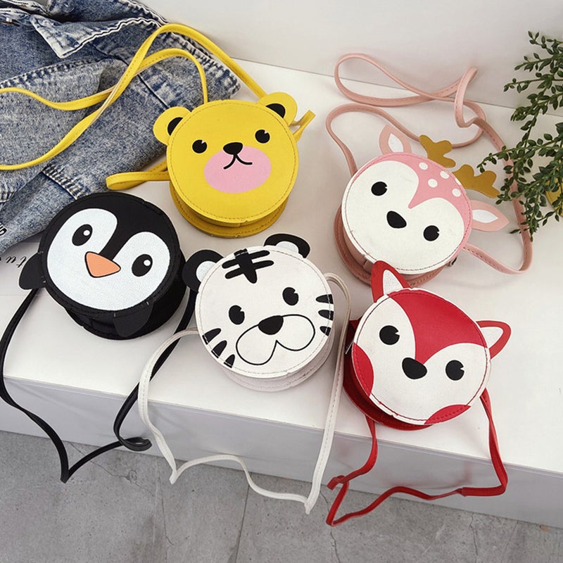 👕 حقيبة صغيرة برباط كروس بودي للبنات للسفر بتصميم دب أصفر - Image 4