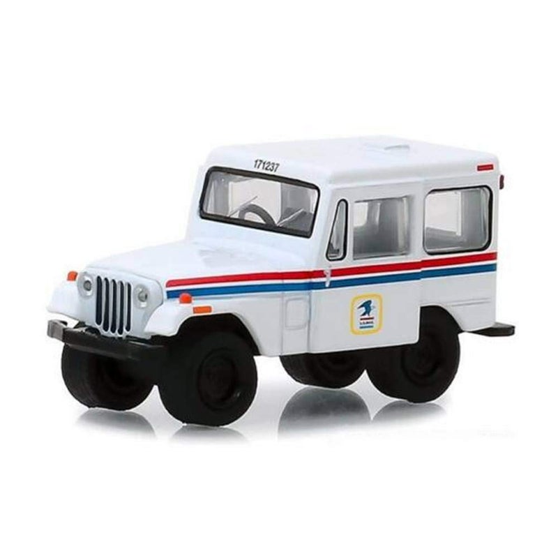 GreenLight 1971 Jeep DJ5 White United States Postal Service USPS Hobby Exclusive 164 Diecast Model Car by Greenlight - Image 3