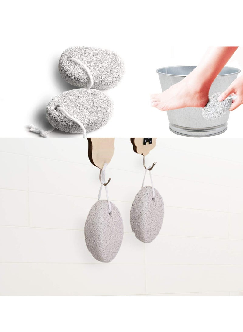 Excefore Pumice Stone, Callus Remover for Hard and Dead Skins, Foot Scrubber & Pedicure Tools for Men & Women Feet  2Pcs - Image 3