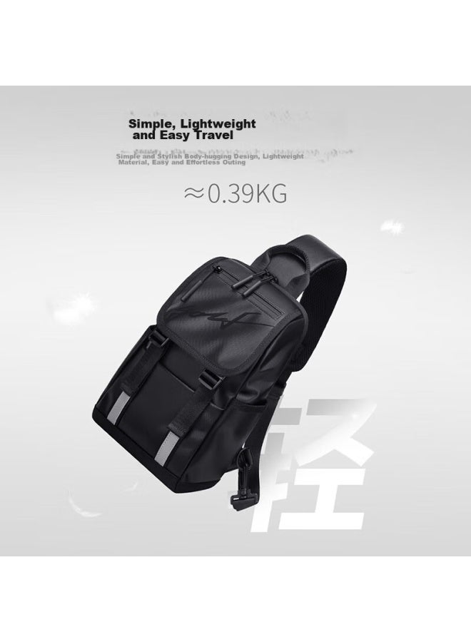 Golf Chest Bag, Casual Crossbody Bag For Men And Women, Lightweight Shoulder Bag, Phone And Ipad Bag, Water-resistant Cycling Sports Waist Pack - Image 4