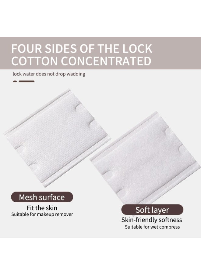 LMLTOP Ultra Soft and Skin Friendly Disposable Cotton Beauty Cotton Pad 222 pcs Cosmetic Bulk Cotton Pads - Image 3