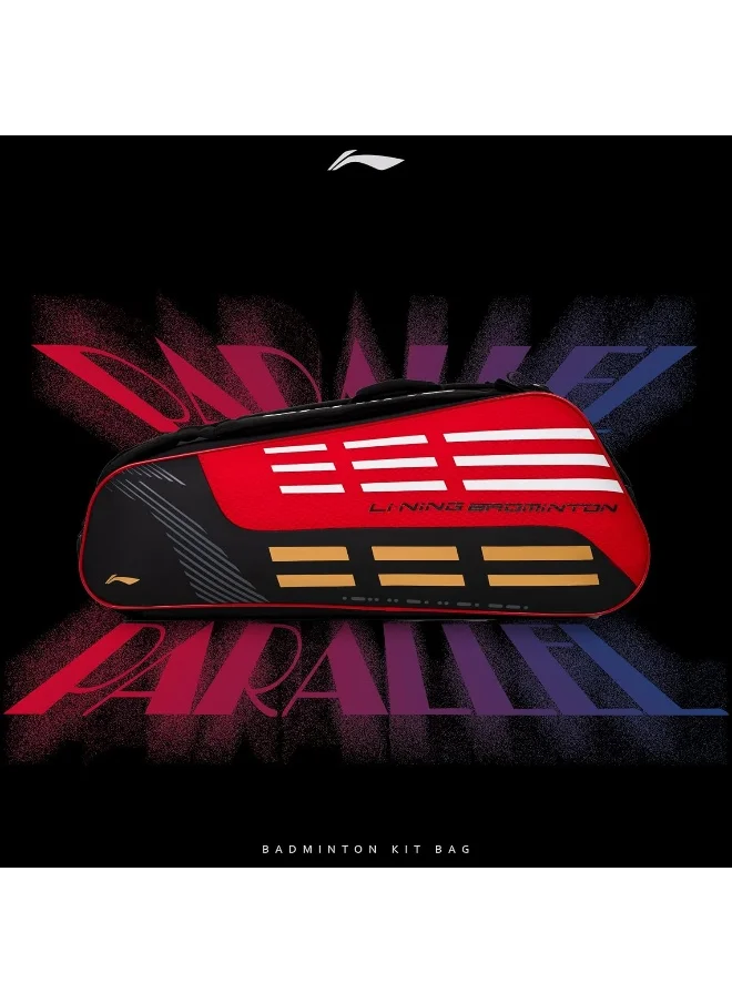 لي-نينج Parallel Badminton Kit Bag (Black/Red)