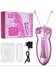 BrOwns Facial Shaver Hair Removal Machine Body Face Cotton Thread Defeather Epilator Portable Butterfly Trimmer Razor Lady Beauty Tool  - Image 3