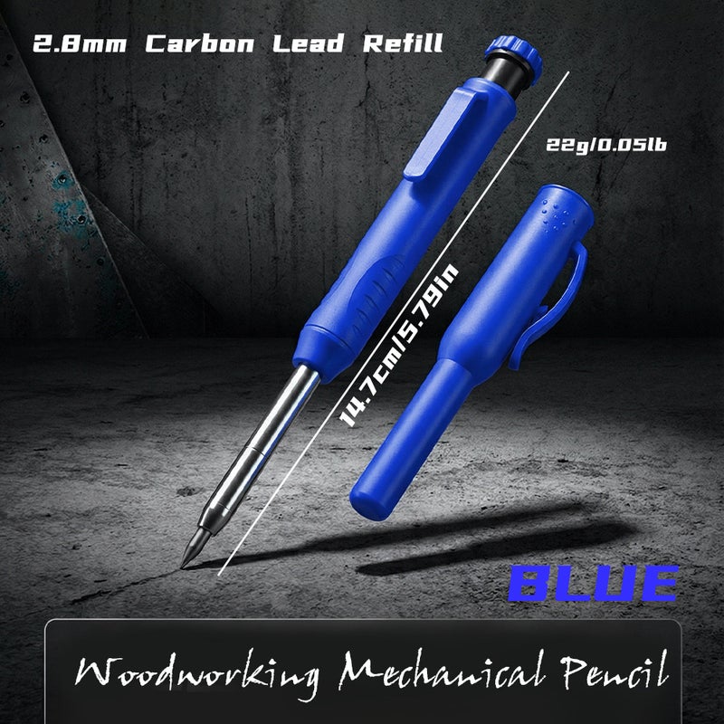Cross-Border Best-Selling Automatic Pencil with Wood Marker for Engineering and Marking