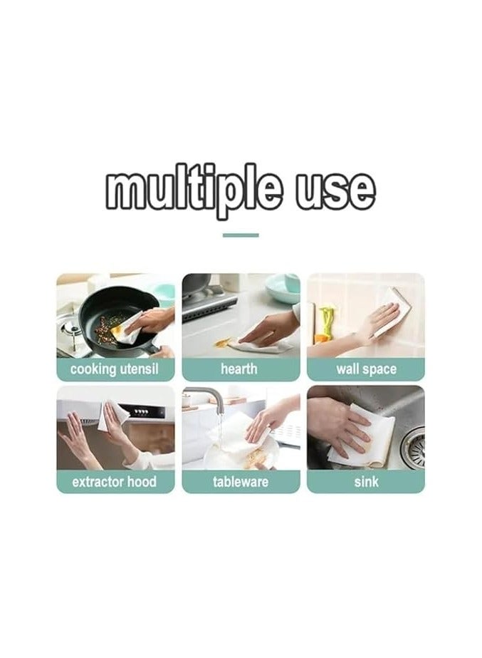 Kitchen Cleaning Wet Wipes 80 Sheets Per Pack Antibacterial Household Wipes with Lid Multi-Purpose Kitchen Towel Wipes for Grease Stains Hygienic Wet Tissues for Countertops and Surfaces - Image 5