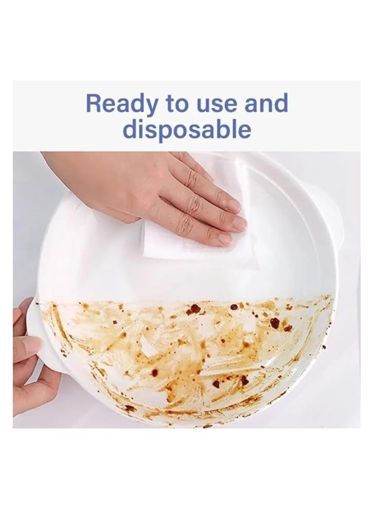 Kitchen Cleaning Wet Wipes 80 Sheets Per Pack Antibacterial Household Wipes with Lid Multi-Purpose Kitchen Towel Wipes for Grease Stains Hygienic Wet Tissues for Countertops and Surfaces - Image 4
