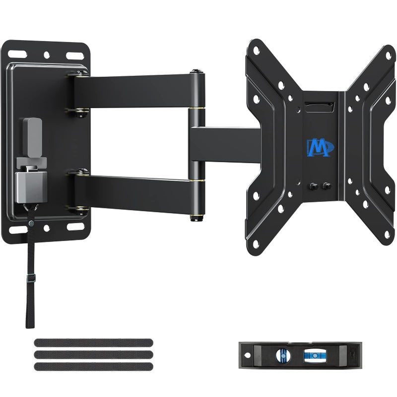 Mounting Dream UL Listed Lockable RV TV Mount for Most 17-43 inch TV, RV Mount for Camper Trailer Motor Home Boat Truck, Full Motion Unique One Step Lock RV TV Wall Mount, VESA 200mm, 44 lbs, MD2210 - Image 1