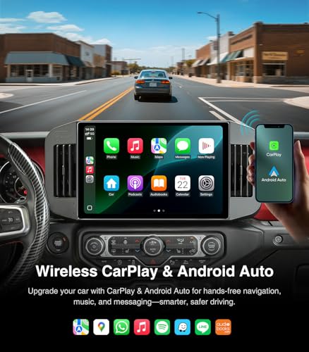 AINAVI Android Car Radio Stereo for Jeep Wrangler JL Gladiator JT 2019-2023 Wireless CarPlay Android Auto AirPlay MirrorLink GPS Navigation Touchscreen Upgrade Bluetooth Multimedia Player (4G+64G) - Image 3