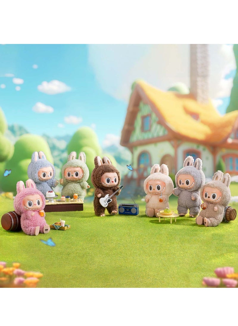 LABUBU - Labubu Generation of The Motherland Macarons Bubble Series 17cm Fun Plush Vinyl Blind Box - Image 1