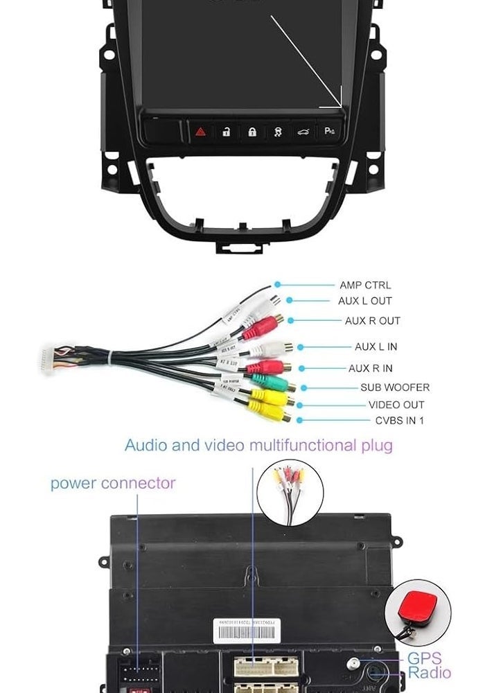 Wivplex Android 10 Multimedia Radio Player for Astra J Verano - Image 3