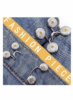 Excefore Adjustable Nail-Free Waist Buckle, Waist Buckle Extender Set Jeans Extender Waist Extender Button for Pants Jeans, The Best Tool to Tighten Pants and Skirts 3 Set  - Image 2